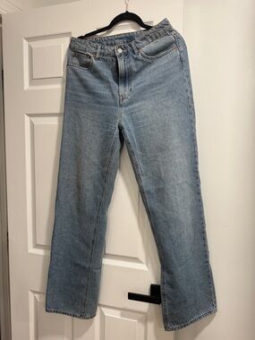 H&M Classic High-Rise Light Blue Women's Jeans